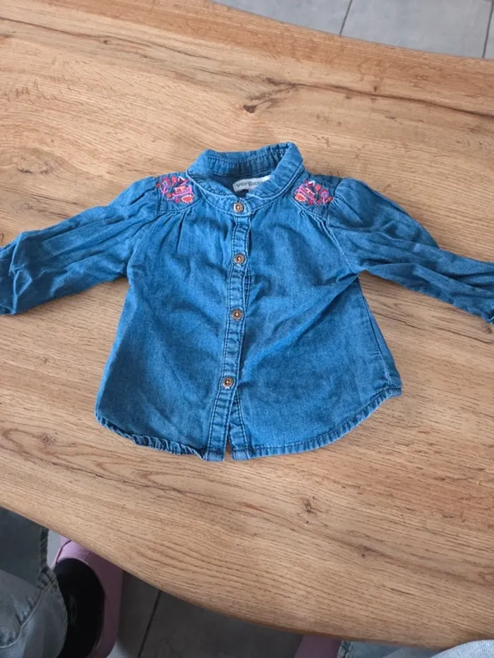 Chemisier en jeans