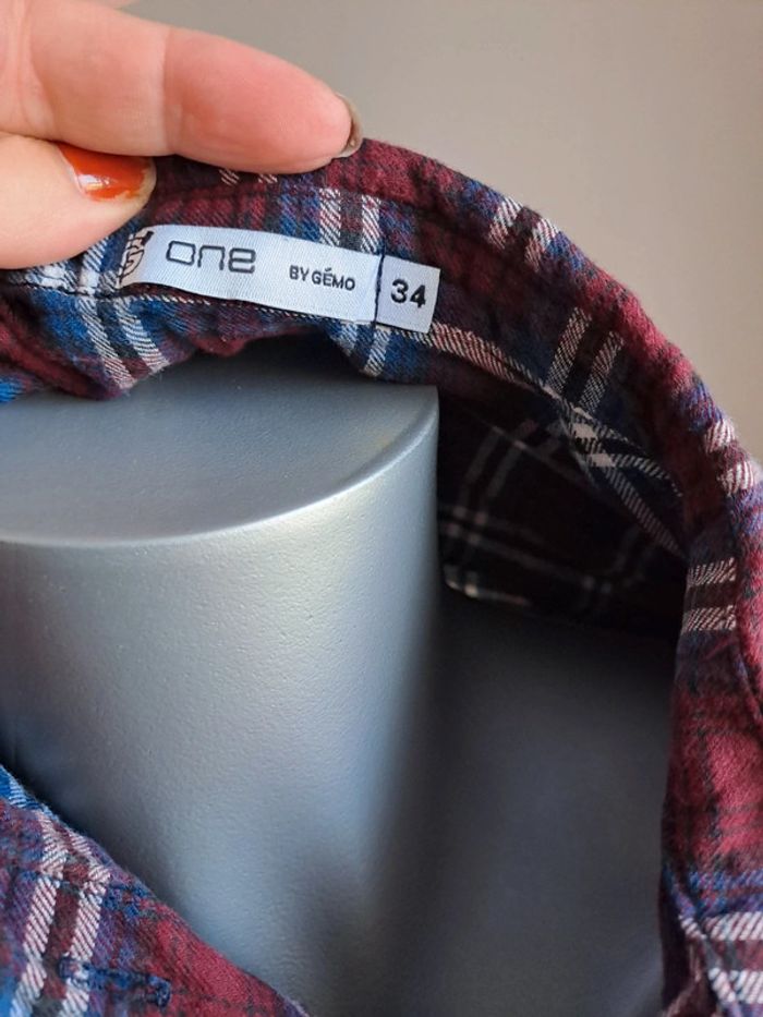 Chemise carreaux femme - photo numéro 4