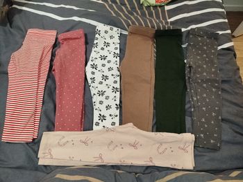 Lot 7 leggings 18/24 mois