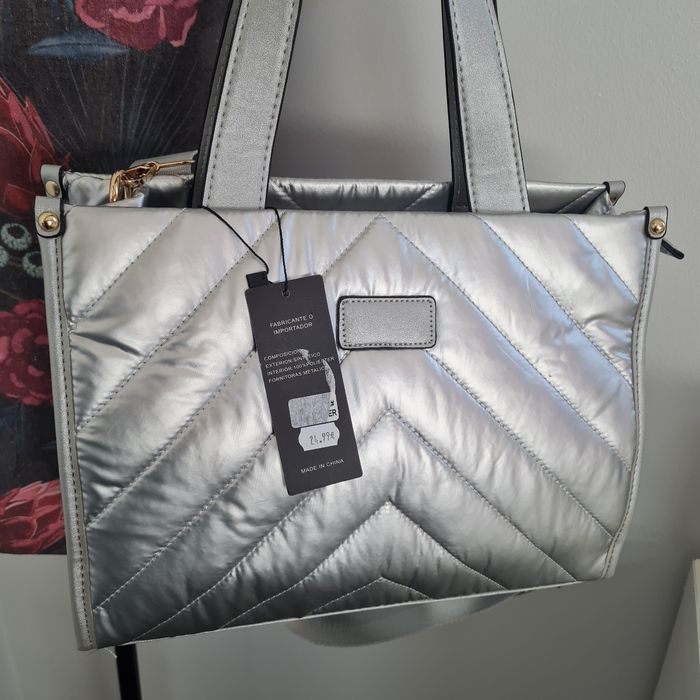 Magnifique sac argenté - photo numéro 5