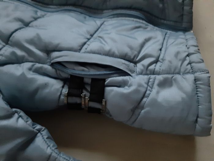 Doudoune chaude bleu clair fille - 3 ans - Kiss Melody - photo numéro 5