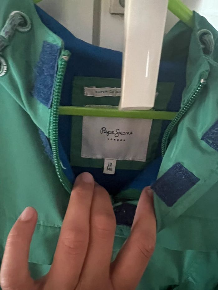 Blouson à capuche enfilable Pepe jeans taille 10 ans 140 cm - photo numéro 10