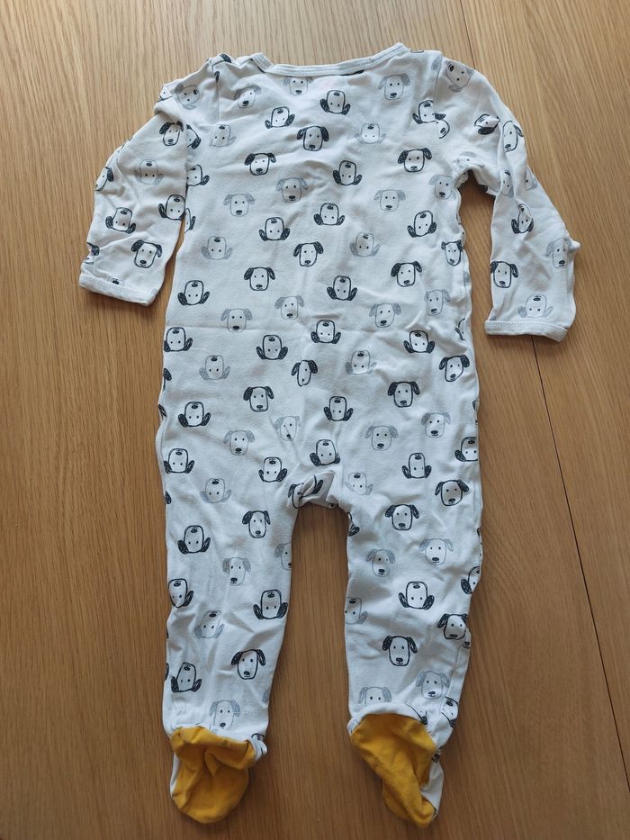 Lot 3 pyjamas 1 pièce 74cm/12m - photo numéro 2