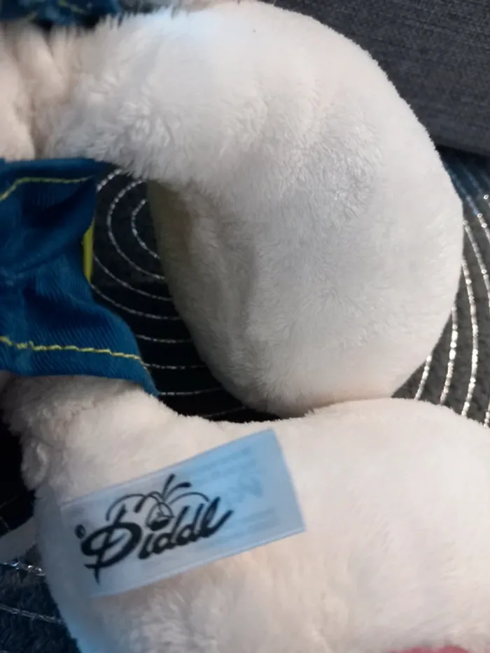 Peluche diddl smile avec short et t-shirt 33cm - photo numéro 6
