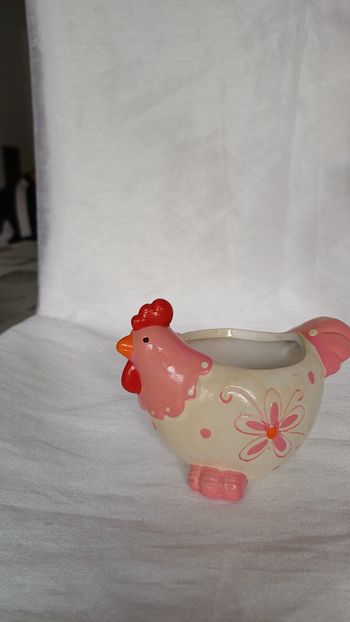 Petit cache pot poule