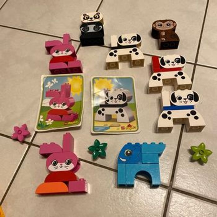 13 Animaux de la jungle et  domestique  lego duplo