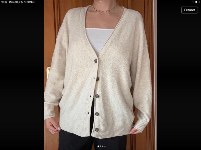 Gilet L  beige