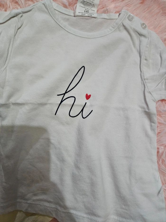 Lot t-shirt bébé - photo numéro 5