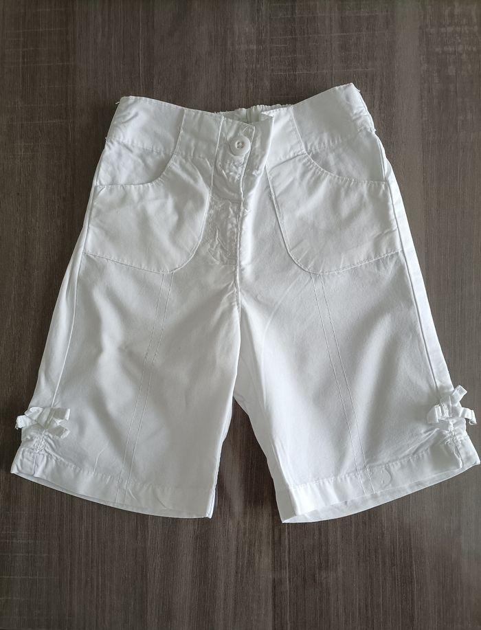 Pantalon 7/8 ème blanc 6 mois