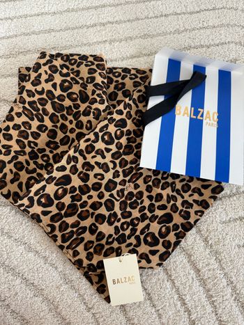 Paréo léopard balzac Paris monoi avec pochette cadeau