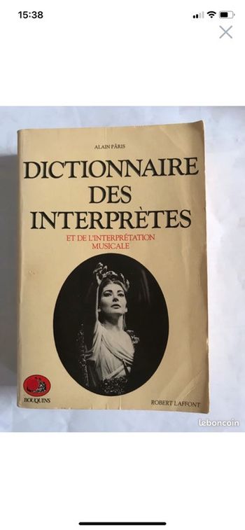 Dictionnaire des interprètes et interprétation musicale