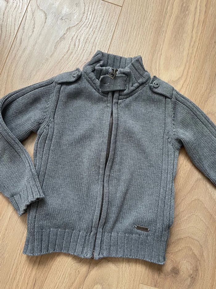 Gilet zippé okaidi garcon 3 ans