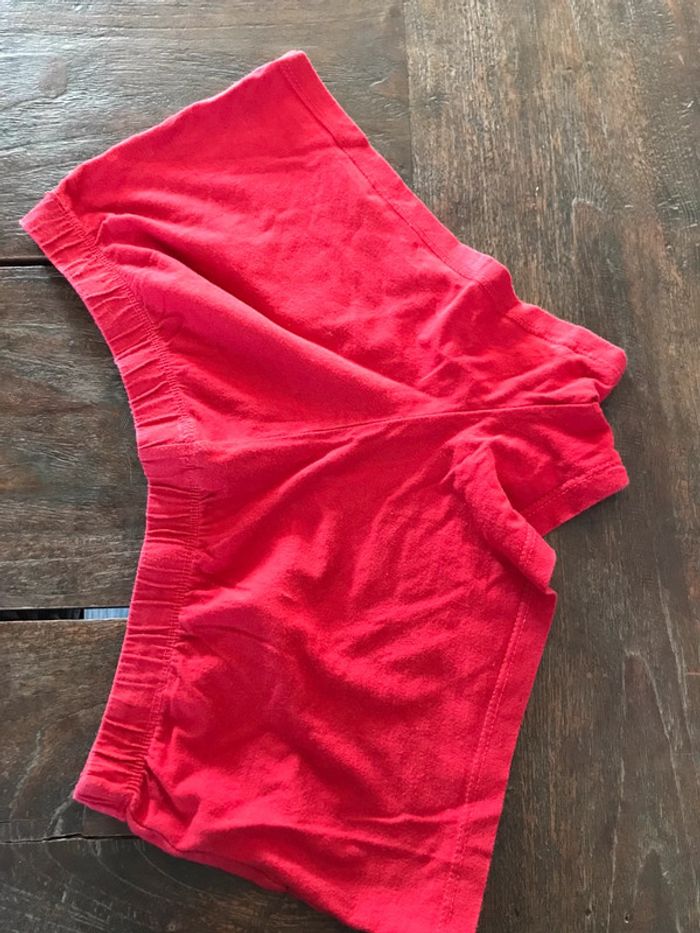 Short rouge, Disney, taille S - photo numéro 3