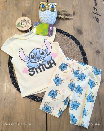 Ensemble 5 mois Disney stitch NEUF 