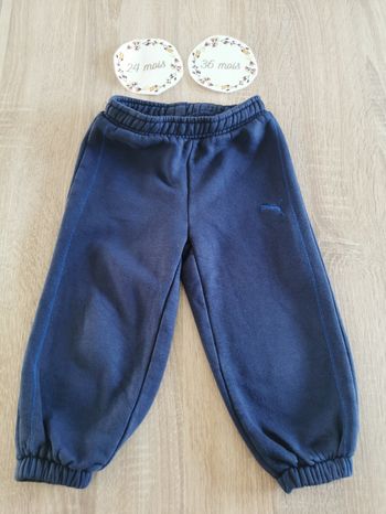 Pantalon de jogging en coton bébé garçon 2ans1/2 puma