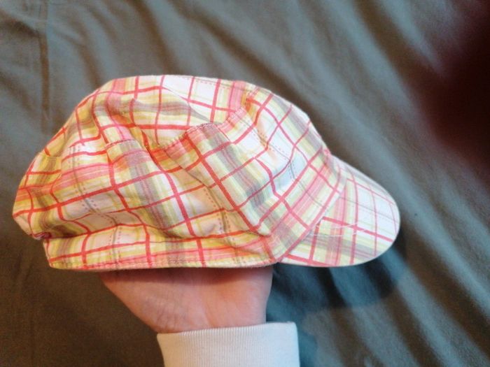 Casquette à carreaux 51cm 2/3 ans
