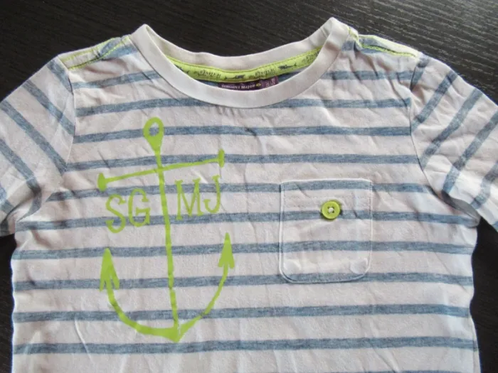 Tee-shirt manches longues garçon 4 ans Sergent Major - photo numéro 2