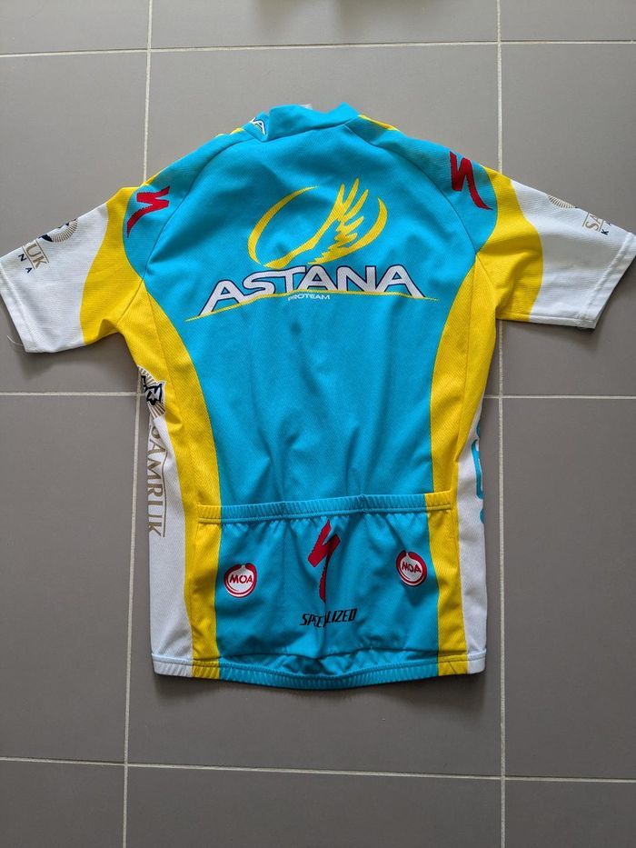 Maillot vélo vintage Moa Astana Taille 4 - photo numéro 3