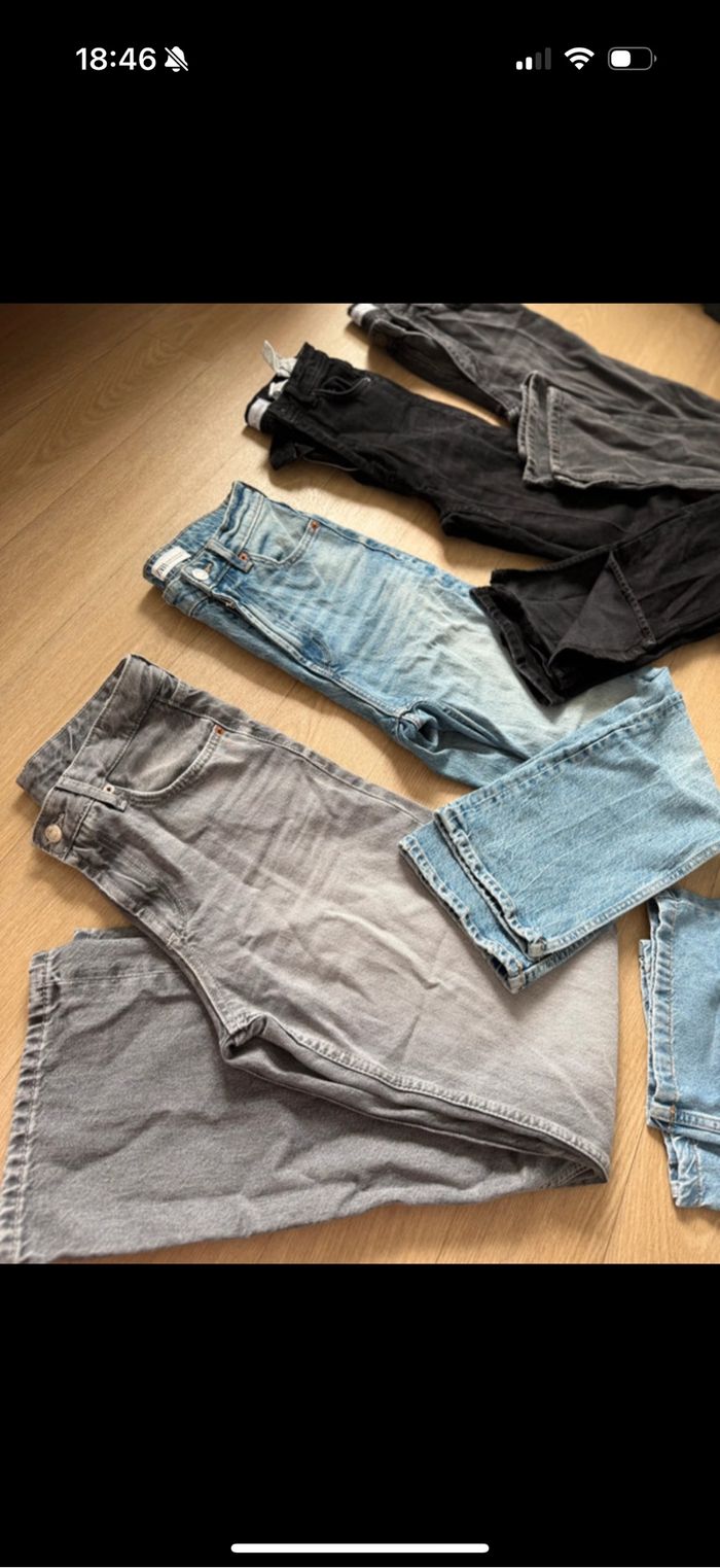 Lot jeans Zara - photo numéro 2