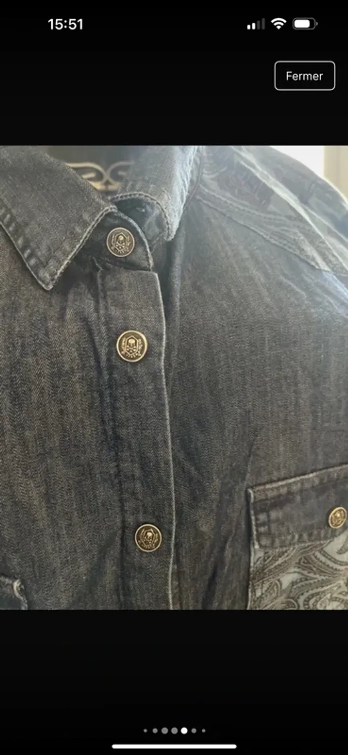 Chemise en jeans femme Kooples - photo numéro 5