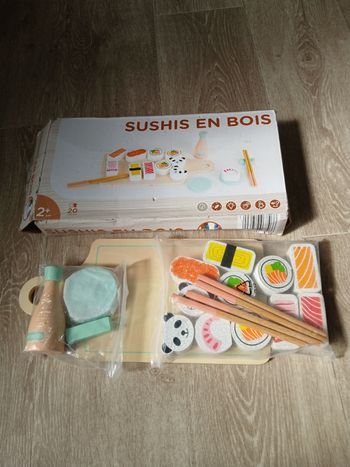 Jouet set plateau sushis neuf