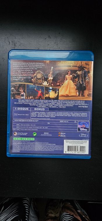 Blu-ray Disney La Belle et la Bête (2017) – Excellent état