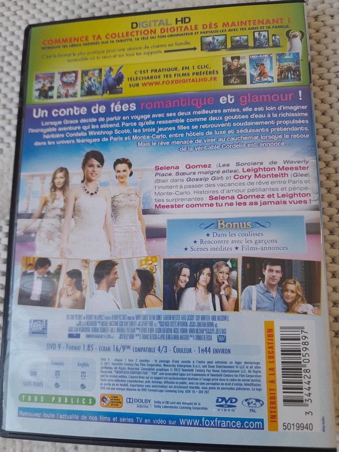 DVD Des vacances de princesse - photo numéro 3