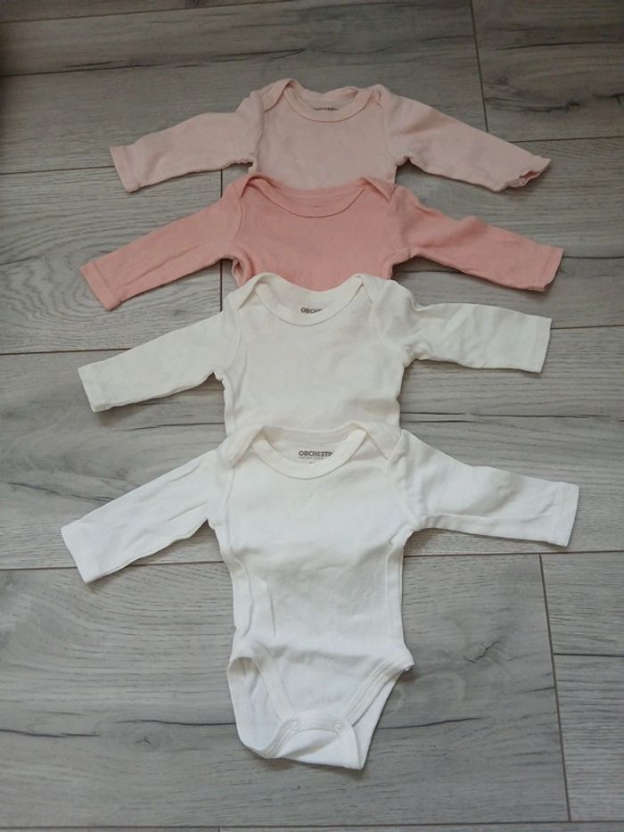 Lot body manches longues ~ Orchestra ~ Naissance (50cm)