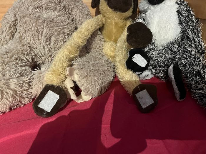 Lot de 3 peluches - photo numéro 2