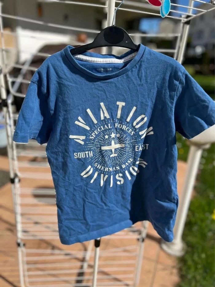 T shirt bleu verbaudet 8 ans