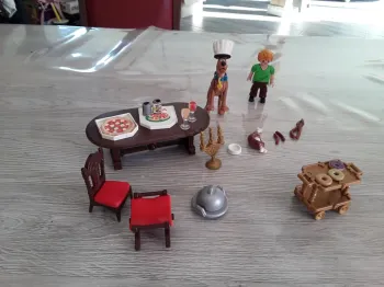 Playmobil Scooby Doo Salle de dîner avec Sammy
