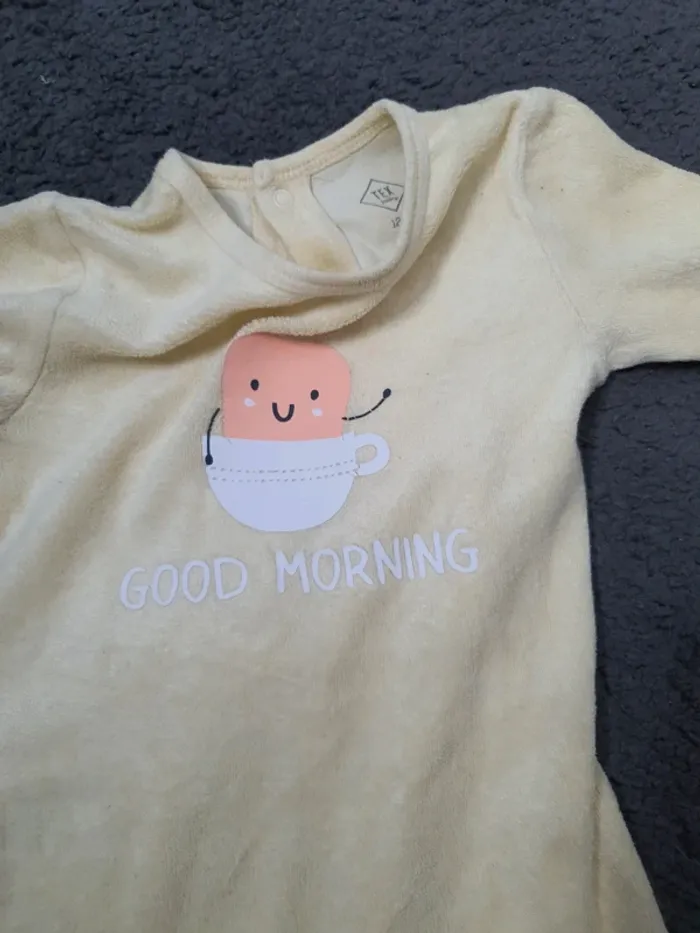Pyjama jaune good morning - photo numéro 2