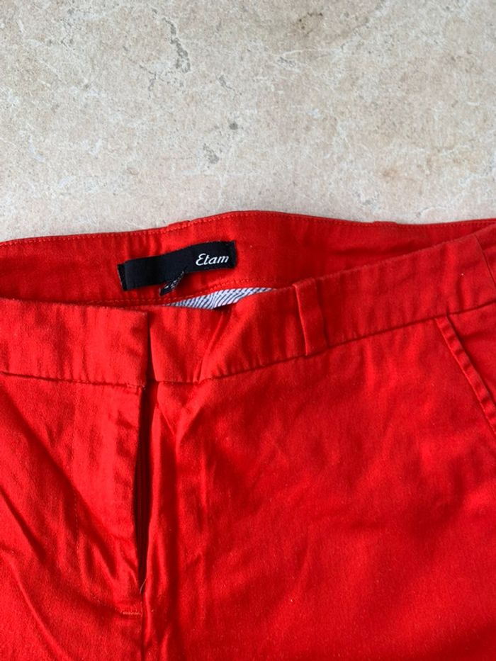 Pantalon chino rouge - photo numéro 2