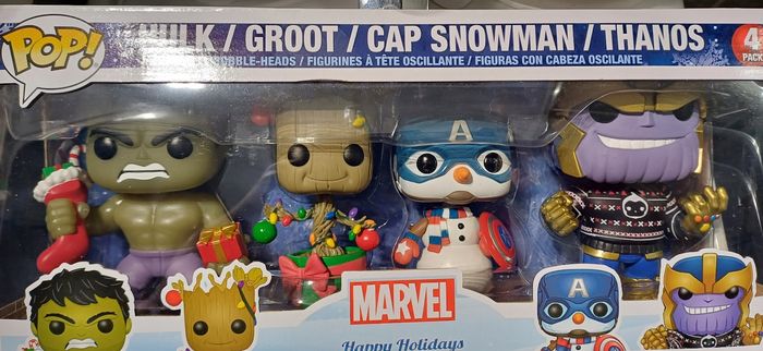 Lotd de 4 funcko pop marvel - photo numéro 2