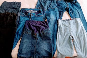 Lot 6 pantalons + 1 jupe grossesse