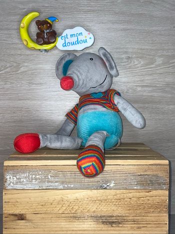 EBU01 doudou souris 🐭 Ebulobo