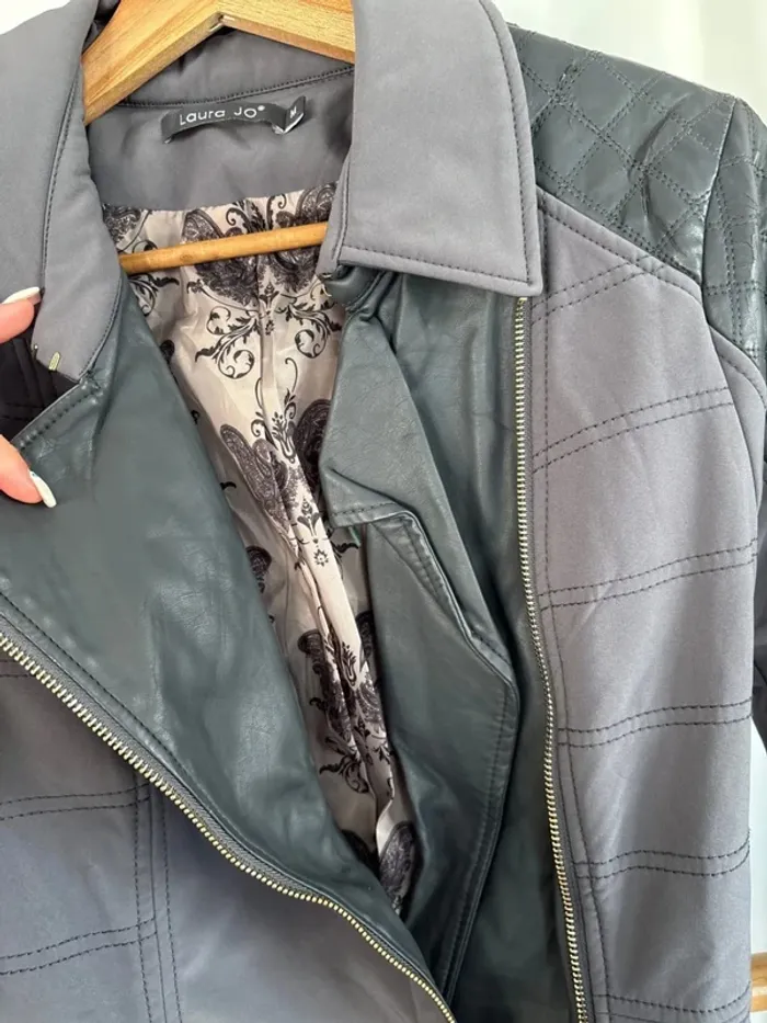 Manteau imperméable gris Laura Jo taille M - photo numéro 4