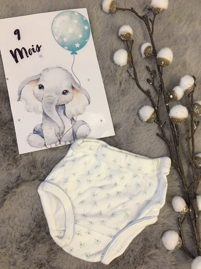 Lot slip / culotte 9 mois - photo numéro 2