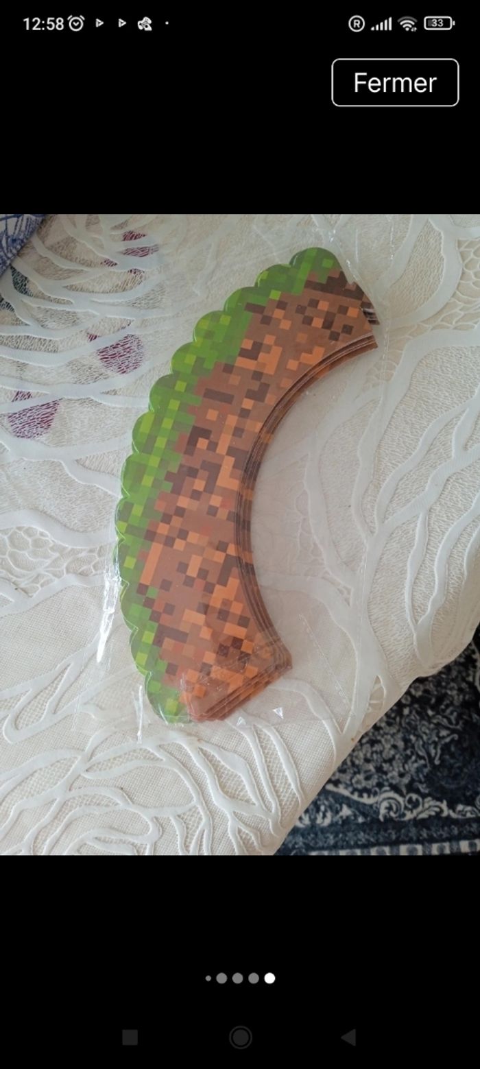 lots deco anniversaire Minecraft - photo numéro 8