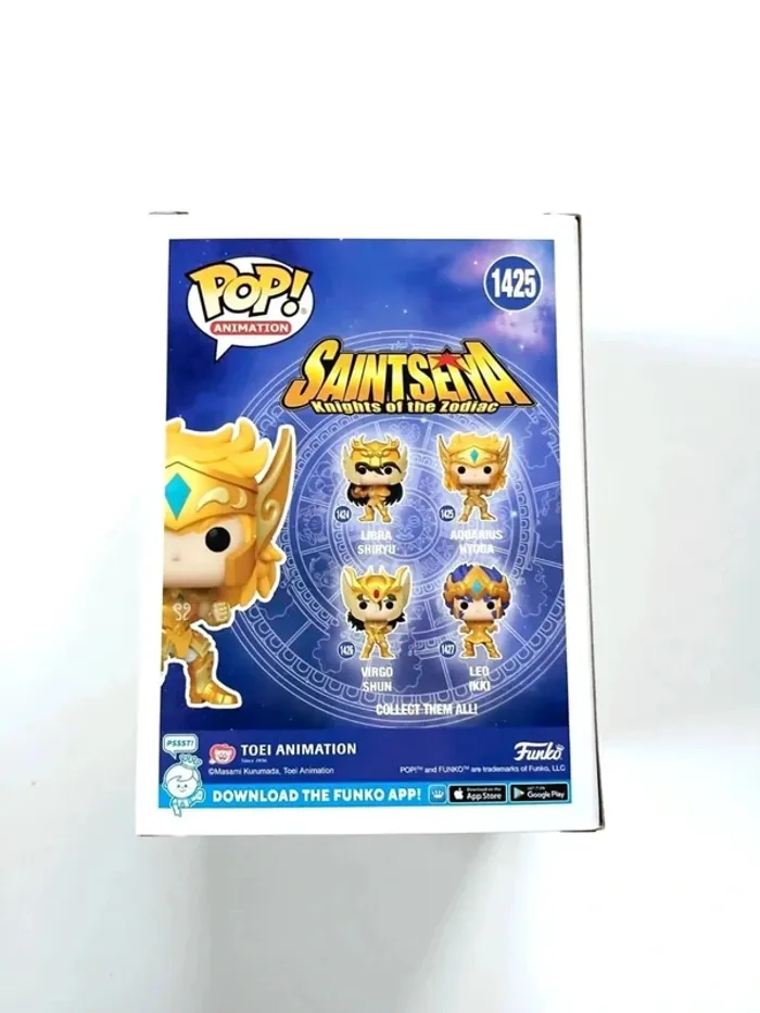Figurine Funko Pop Animation Saint Seiya Gold Aquarius Hyoga 1425 - photo numéro 3