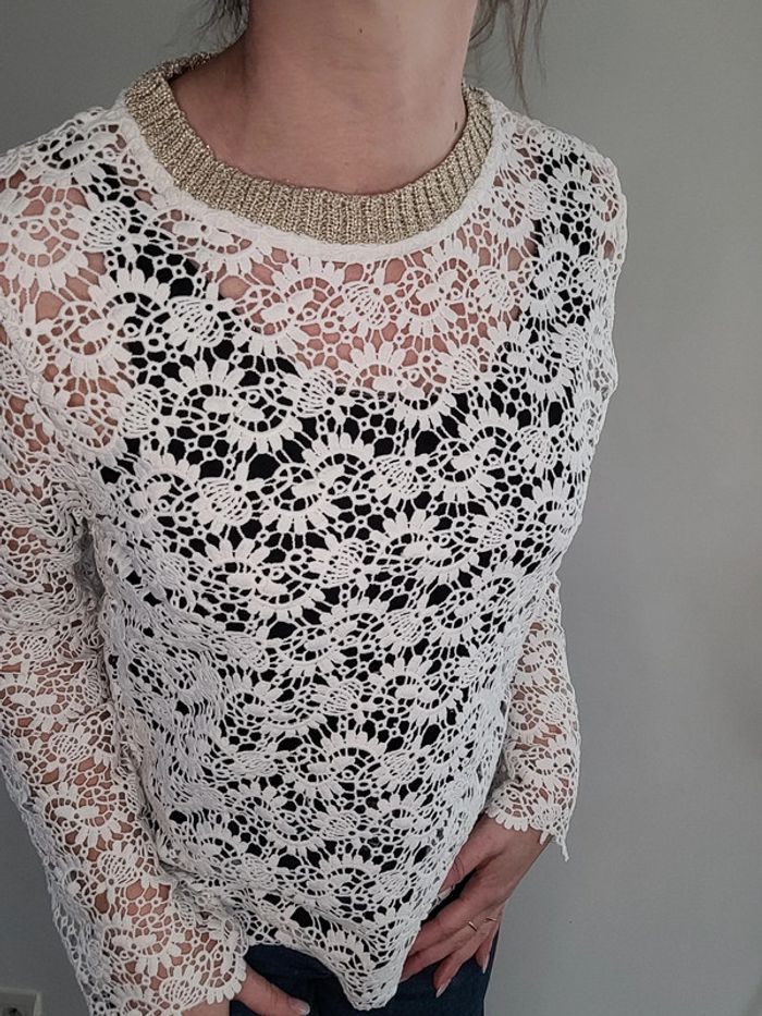 Pull dentelle - photo numéro 7