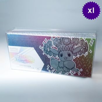 Protection UPC Evolutions Prismatiques Pokemon – Crystal Box 0,7 mm ultra premium (neuf)