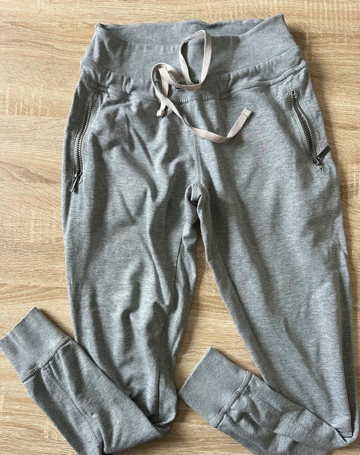 Pantalon gris coton