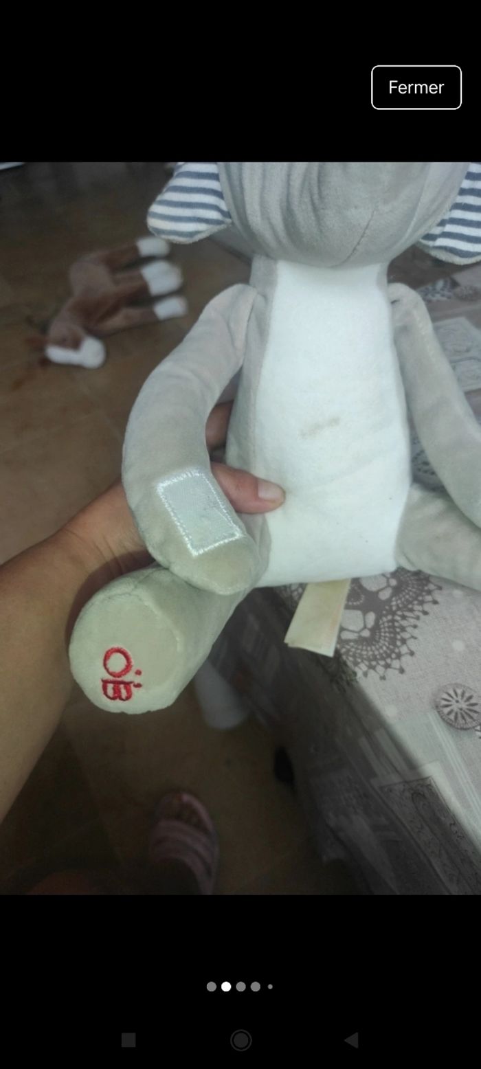 Petite peluche éléphant j40 - photo numéro 6
