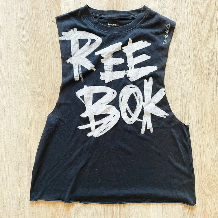 Reebok Débardeur Fitness Crossfit Femme Collection Training Step Gris (Taille XS)