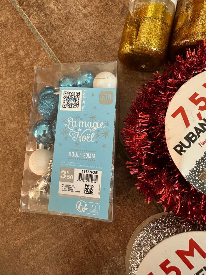 Lot pour décorations DIY de Noël - photo numéro 4