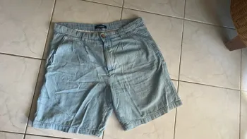 Short homme en jeans