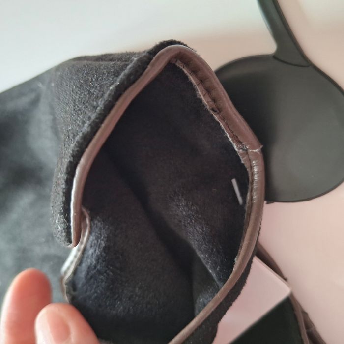 Paire de gants noir pour femme en simili velours - Taille M - Piazza Italia - photo numéro 7