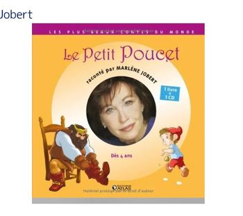 Livre cd le petit poucet marlene jobert