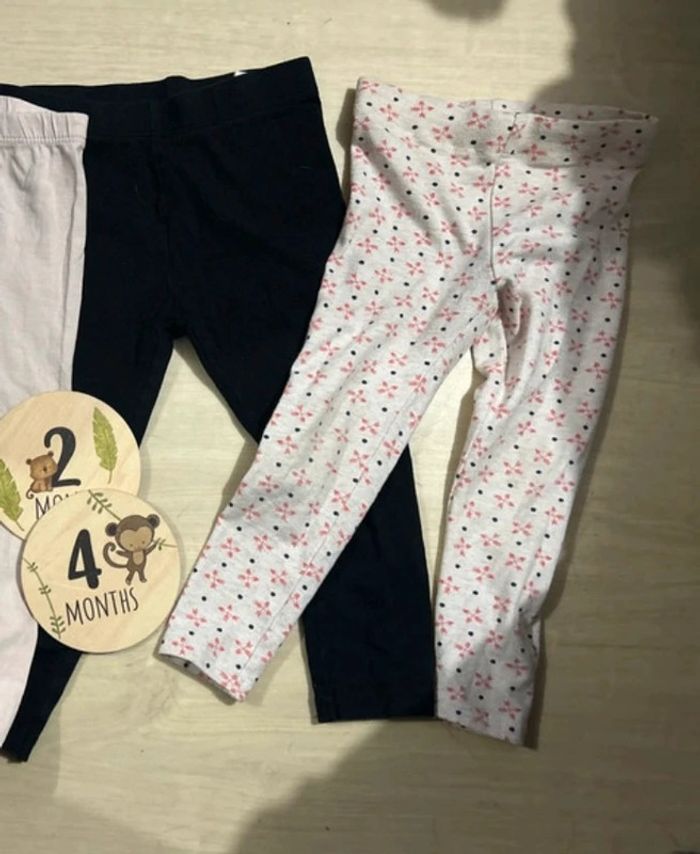 Lot 2 leggings 24 mois